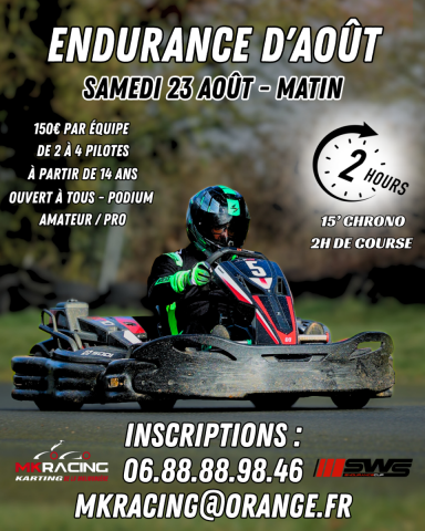 ENDURANCE AOUT 